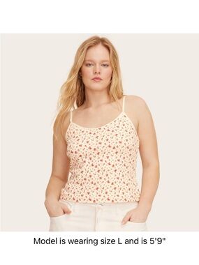 NWT PARKE TARGET POINTELLE TANK TOP